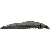 Lex Ersatzdach Pavillon oval 5,3 x 3,5 m Steingrau
