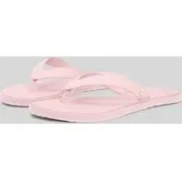 Zehentrenner mit Logo Applikation, Rosa, 39