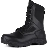 LUDEY Taktische Militärstiefel Herren Leichte Bequeme Einsatzstiefel Atmungsaktive Kampfstiefel Springerstiefel Arbeitsstiefel Schwarz 40EU - 40 EU