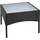 Estexo Beistelltisch 58 x 58 x 42 cm Schwarz