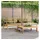 vidaXL Garten-Mittelsofas Loungesofa braun