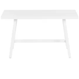 Beliani Fratte Gartentisch 120 x 64 x 69 cm Weiß