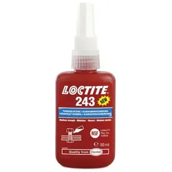 243 Schraubensicherung anaerob, mittelfest, blau, 50ml Flasche - blau