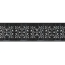 zaun|zu® Sichtschutzstreifen 260 x 0 cm Schwarzgrau Vlies