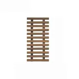 PRUJOY Holz-Blumenregal zum Aufhängen an der Wand, Blumen-Wandregal, Wandbehang, Gitter, Gartendekoration, Garten-Holzaufhänger (60 * 30cm)