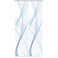 Vision Schiebegardine »PACOLIA«, (2 St.), SET,SCHIEBEVORHANG,BAMBUS,DIGITALDRUCK, blau