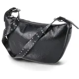 Seidenfelt Manufaktur Liinaja Schultertasche Polyurethan Glossy Black