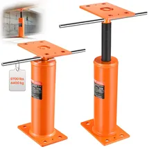 Vevor Wagenheber für den Hausgebrauch, 2er-Pack, Höhenbereich von 30,5 bis 40,6 cm, maximale Tragkraft pro Einheit: 40,6 kg, verstellbarer Stützbalken, zum Nivellieren, Teleskop-Stahlheber vorübergehende Unterstützung