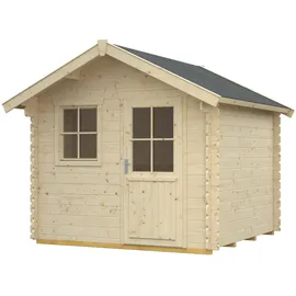 SKANHOLZ Gartenhaus Porto 2 2,80 x 3,05 m Beige