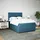 vidaXL Boxspringbett 140 x 200 cm Blau