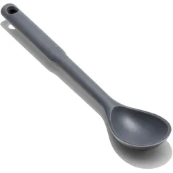 Kochlöffel OXO GOOD GRIPS, grau, B:6cm, Silikon, Kochlöffel, Silikon