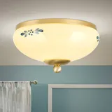 Orion Leuchten Deckenleuchte Landhaus, Ø 21 cm Champagne Blau