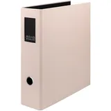 RÖSSLER 1317452589 - S.O.H.O. Ordner DIN A4 mit Rückenschild, Rückenbreite 8,5 cm, powder