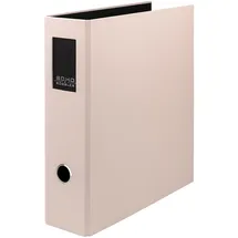 RÖSSLER 1317452589 - S.O.H.O. Ordner DIN A4 mit Rückenschild, Rückenbreite 8,5 cm, powder