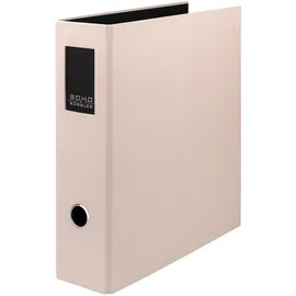 RÖSSLER 1317452589 - S.O.H.O. Ordner DIN A4 mit Rückenschild, Rückenbreite 8,5 cm, powder