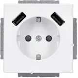 Busch-Jaeger USB-Steckdose 2x 2 St. Weiß