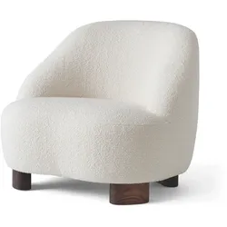 &Tradition - Margas LC1 Lounge Chair, Walnuss / elfenbein (Karakorum 001)