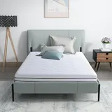 EGO HOME Matratze 100x200 cm Härtegrad H2/H3 7-Zonen Kaltschaummatratze mit Gel Memory Foam, Höhe 16cm Wendematratze, Rollmatratze Erholsamen Schlaf, Rückenschoner, Weicher Bezug, Öko-TEX Zertifiziert