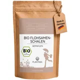 PlantDEA, Bio Flohsamenschalen Pulver (1000g), grob vermahlen, reich an Ballaststoffen, Vegan, Laborgeprüft