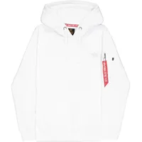 Alpha Industries Back Print Hoody weiß, S