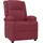 vidaXL Massagesessel 93 x 98 x 0 cm Weinrot mit Vibrationsmassage