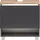 WELLTIME Waschbeckenunterschrank Stubach 60 x 54,5 x 40 cm Grau