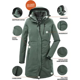 KILLTEC KOW 165 WMN PRK grüngrau 38