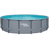 Summer Waves Elite Frame Pool anthrazit, | 132 cm