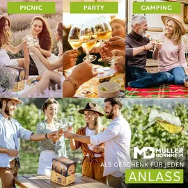 Weinhaus Müller Bornheim Pfalz Dornfelder Rotwein lieblich 10,5 % vol. 5 Liter Bag in Box