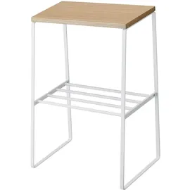 Yamazaki Home Beistelltisch Sofatisch Tosca Holz und Metall kleines Regal 04382