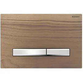 Geberit Sigma50 Betätigungsplatte verchromt/nussbaum amerikanisch
