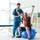 Retoo Gymnastikball Blau 65 cm