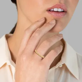 Glanzstücke München Ring Sterling Silber in gelbgold | Gr.: 50