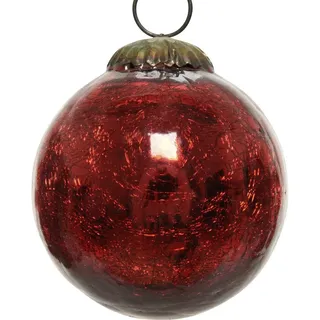 Kaemingk Craquele Kugel rot