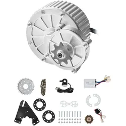 VEVOR 450W Elektrischer Gleichstrommotor Elektromotor 3000U/min Drehzahlregler