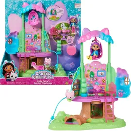 Spin Master Gabby's Dollhouse Kitty Fees Garten Spielset Baumhaus 36 cm
