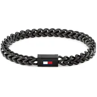 Tommy Hilfiger Gliederarmband Herren Schwarz 2790649 Größe 18