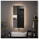 Vicco Miral 80 x 40 cm mit Backlight Beleuchtung, Model 55495 - Transparent