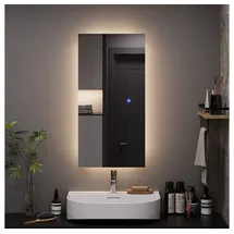 Vicco Miral 80 x 40 cm mit Backlight Beleuchtung, Model 55495 - Transparent