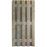 Andrewex Bohlenzaun 90 x 180 cm Grau/Holz