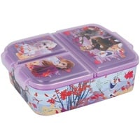 Stor Frozen 2 (Disney) | Sandwich-Box für Kinder mit 3 Fächern - Snack-Halter - dekorierte Lunch-Box