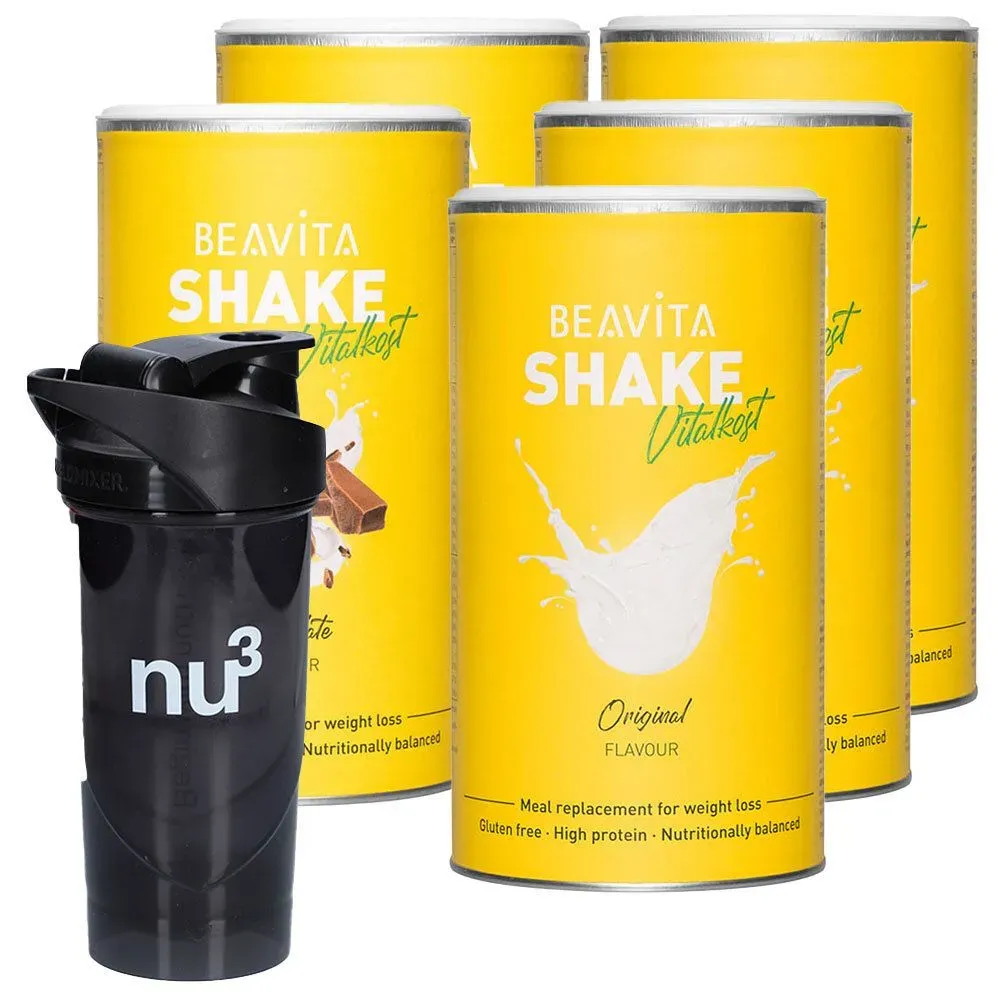 Beavita Pack minceur 4 semaines, Original & Chocolate Shakes