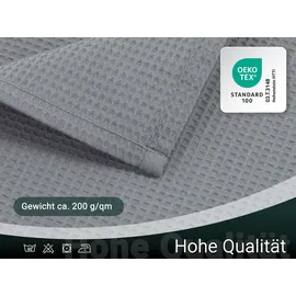 ZOLLNER Kuscheldecke,, grau Textil, 150x200 cm, Oeko-Tex® Standard 100, Wohntextilien, Decken, Kuscheldecken
