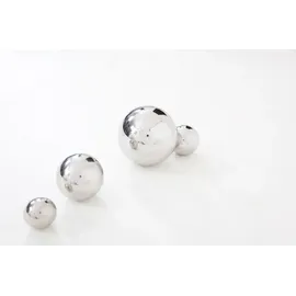 Eduplay 110306 Sensorik Spielekugeln Ø 6, Ø 8, Ø 10, Ø 15 cm, silber, 4-teilig (1 Set)