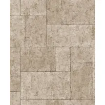 BOUTIQUE Vliestapete Fliesen 10 m 52 cm 1 St Beige
