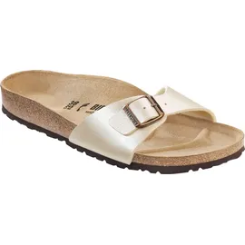 Birkenstock Madrid Vegan Birko-Flor schmal graceful pearl white 41