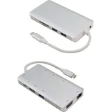 helos Dockingstation USB 3.1 Type-CTM St./HDMI/VGA/USB/LAN/AUDIO/SD Premium