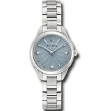 Nur Zeit Bulova Versilbert/Stahl Kollektion Sutton - frau