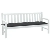 VidaXL Gartenbank-Auflage Melange Anthrazit 180x50x7 cm Stoff