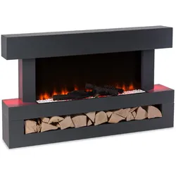 KlarsteinStudio Light & Fire 3 Smart Kamin 1000/2000W MDF WiFi-SteuerungAnthrazit